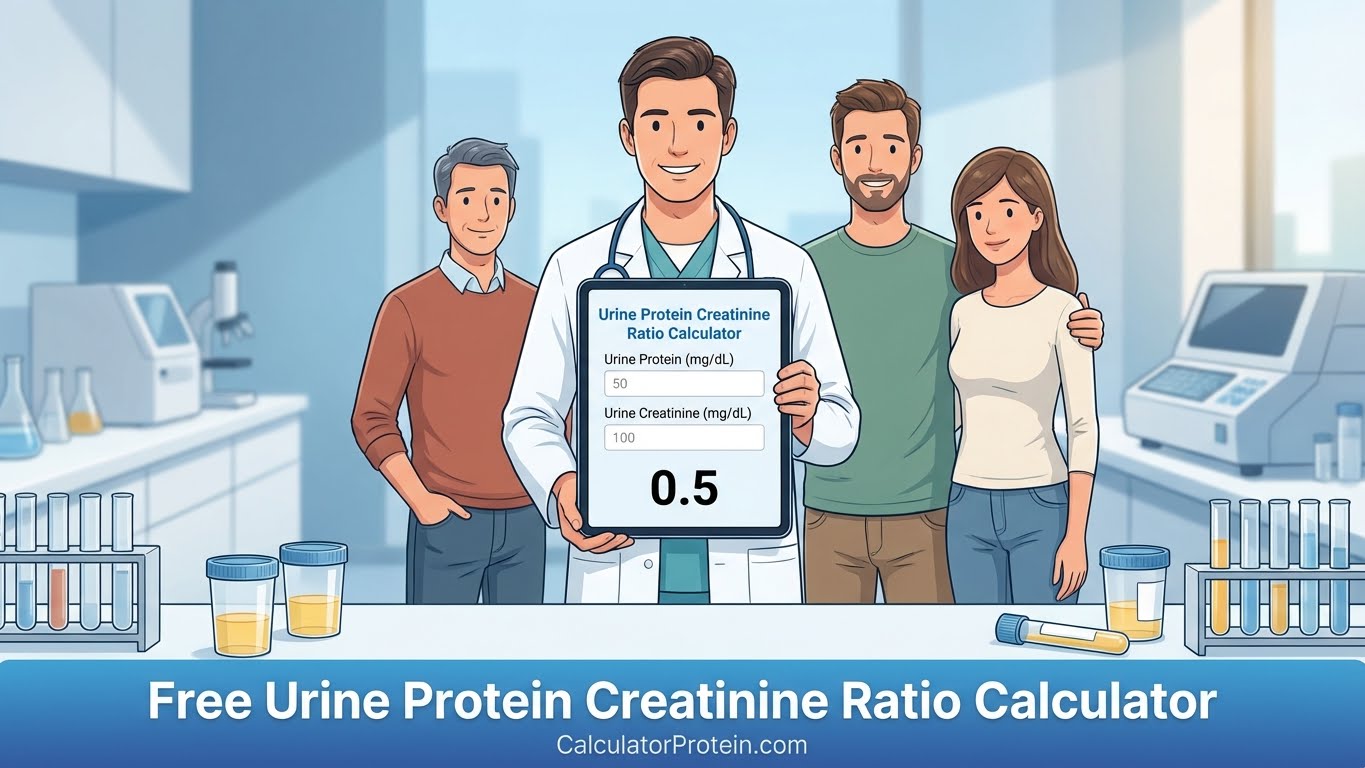 urine protein creatinine ratio calculator