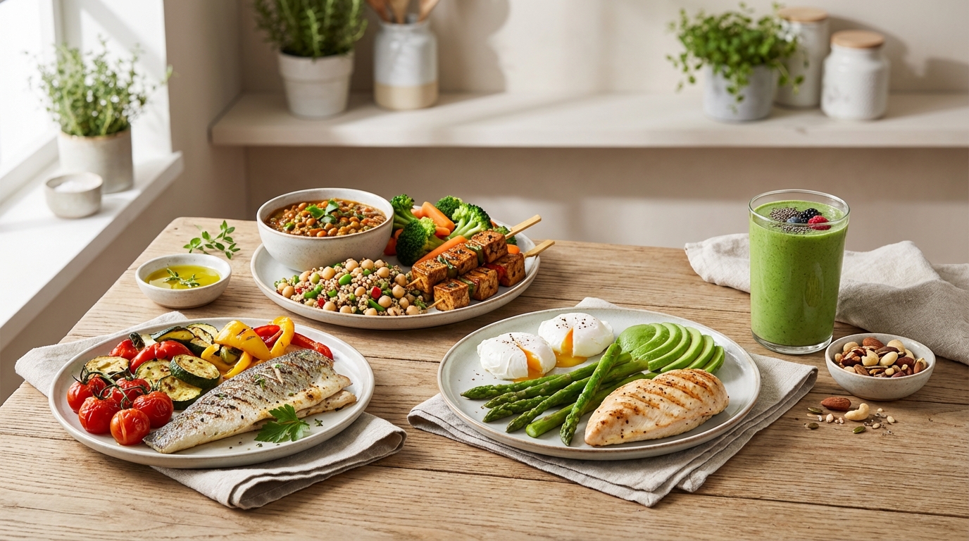 Best meal plans based on protein needs with balanced healthy meals from different diet styles